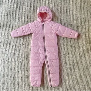 Hanna Andersson little explorer snowsuit pink